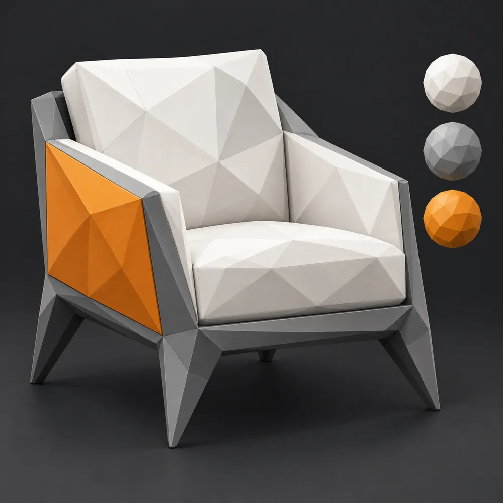 Un fauteuil dont on change la couleur